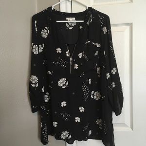 Flower Print Blouse